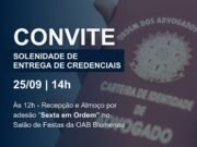 Entrega de Credenciais OAB Blumenau