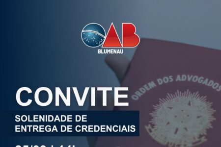 Entrega de Credenciais OAB Blumenau