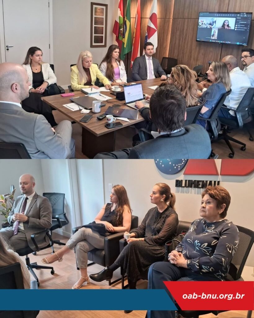 OAB Blumenau aproxima diretoria da jovem advocacia para construir novas ações de apoio
