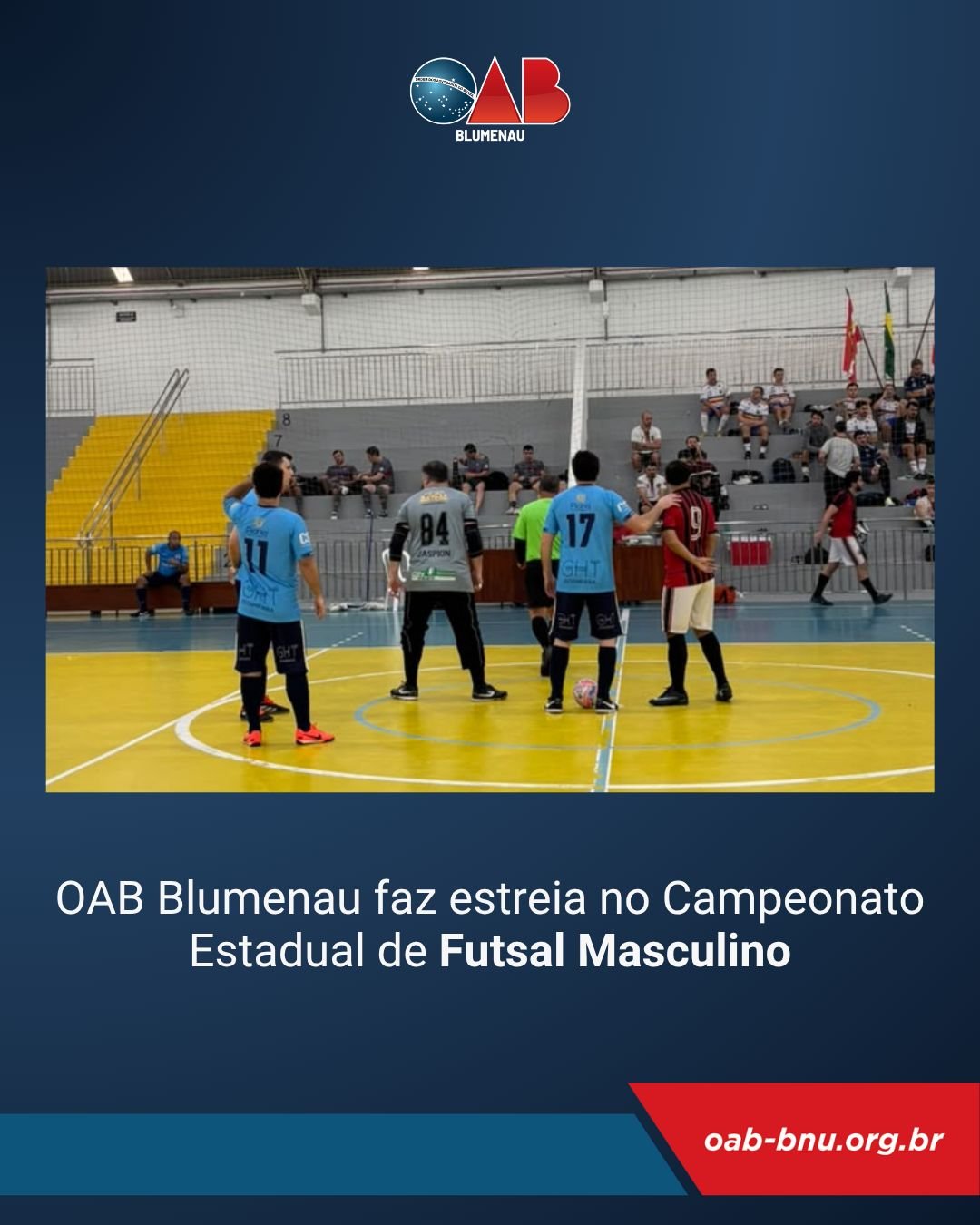OAB Esportes. Equipe Fustal Masculino