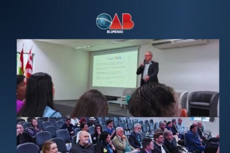 OAB Blumenau acompanha mais uma edição do Conversa com Candidatos 2026