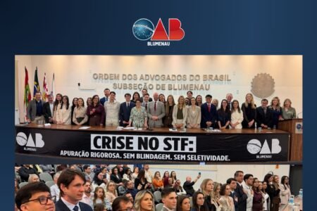 OAB Blumenau entrega credenciais a 19 novos profissionais e marca início de uma nova etapa na advocacia