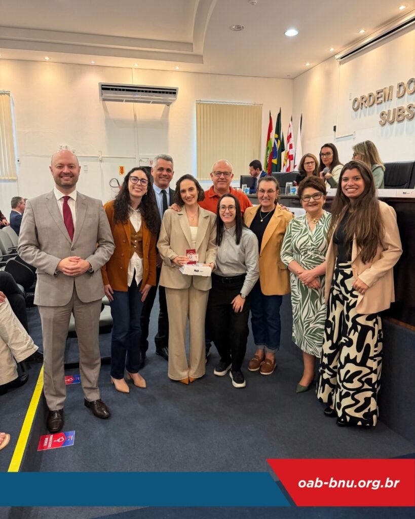 OAB Blumenau entrega credenciais a 19 novos profissionais e marca início de uma nova etapa na advocacia