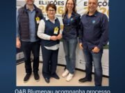 OAB Blumenau acompanha processo eleitoral de 2026 em Blumenau e Pomerode