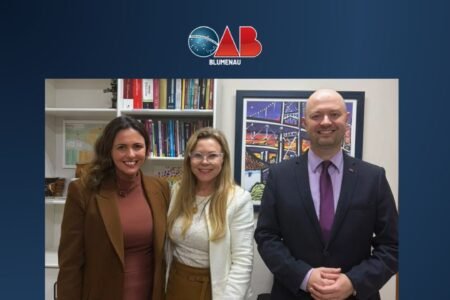 Presidente da OAB Blumenau se reúne com Corregedora-Geral do Ministério Público de Santa Catarina