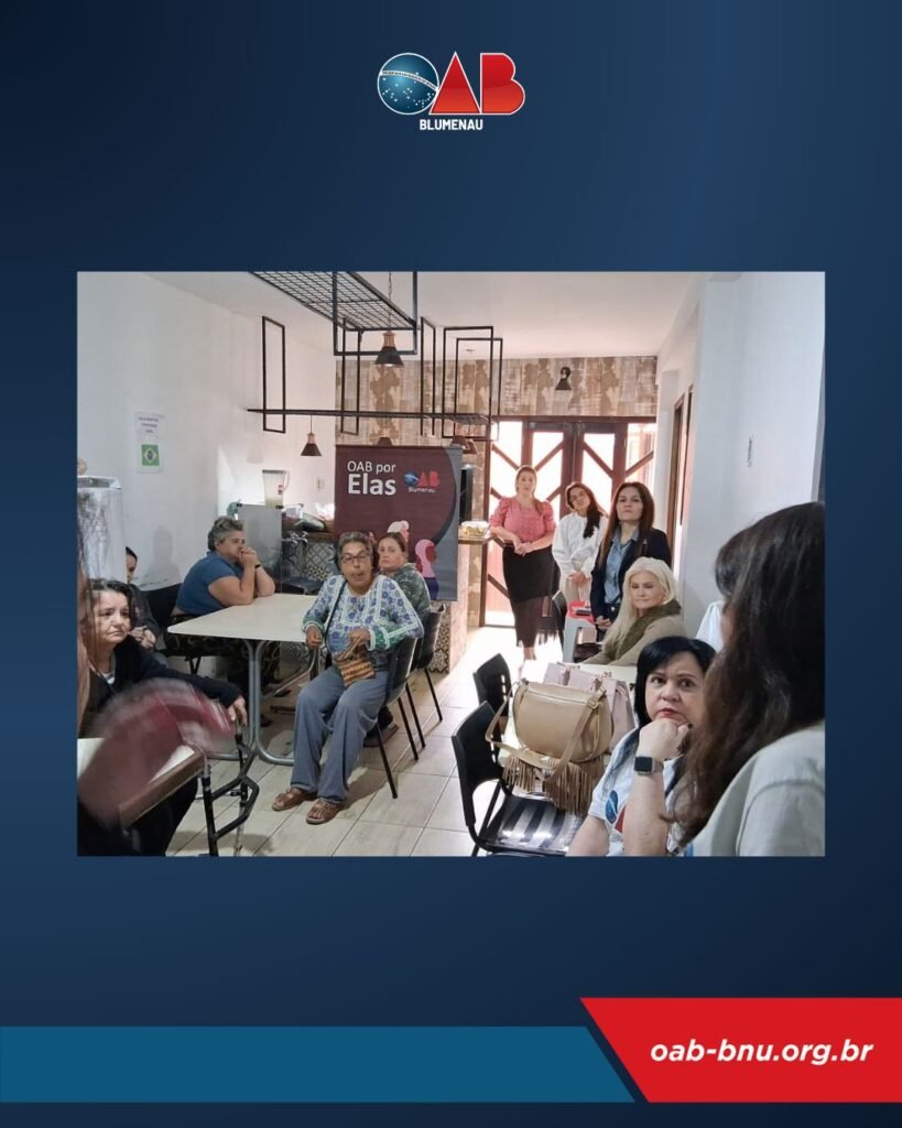 OAB Blumenau promove ação que une orientação jurídica, acolhimento e cuidado voltados às mulheres