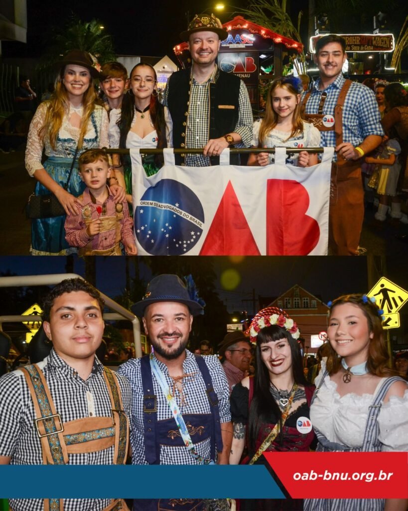 OAB Blumenau leva tradição, integração e alegria ao primeiro desfile da 41ª Oktoberfest