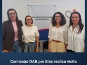 Comissão OAB por Elas realiza visita institucional à SEMUDES de Blumenau